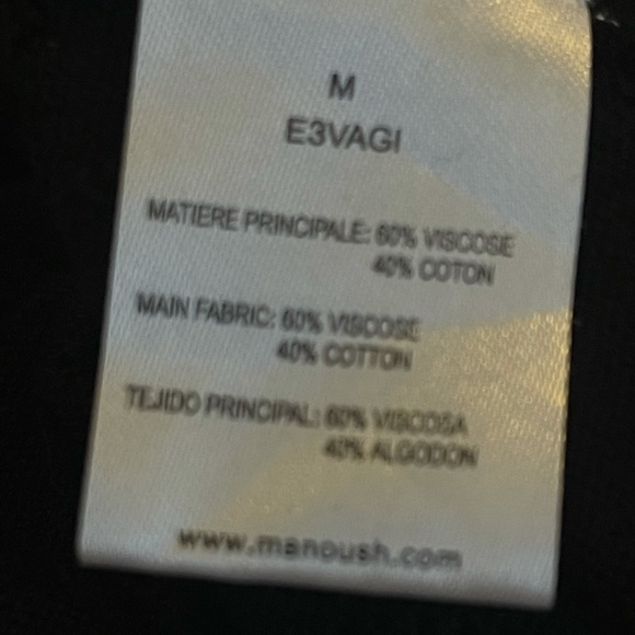 manoush black cropped cardigan with floral buttons and hearts size M - Picture 5 of 6